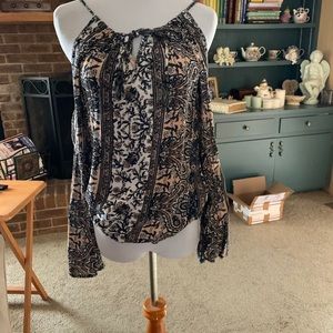 Boho off shoulder top